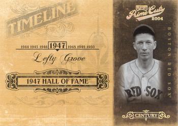 2004 Playoff Prime Cuts II - Timeline #TL-56 Lefty Grove Front