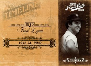 2004 Playoff Prime Cuts II - Timeline Century Silver #TL-33 Fred Lynn Front