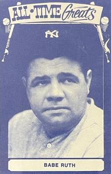 1975 TCMA All-Time Greats #NNO Babe Ruth Front