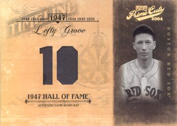 2004 Playoff Prime Cuts II - Timeline Material Number #TL-56 Lefty Grove Front