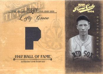 2004 Playoff Prime Cuts II - Timeline Material Position #TL-56 Lefty Grove Front