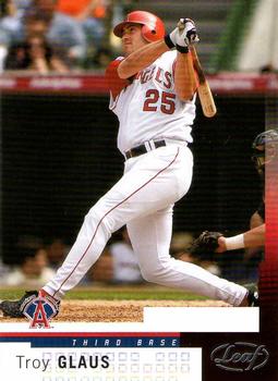 2004 Leaf #6 Troy Glaus Front