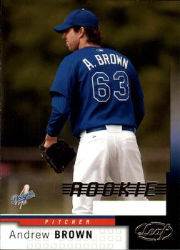 2004 Leaf #205 Andrew Brown Front
