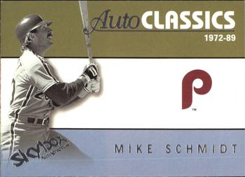 2004 SkyBox Autographics - Autoclassics #10AC Mike Schmidt Front