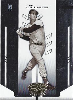 2004 Leaf Certified Materials #239 Ted Williams Front