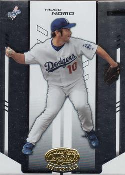 2004 Leaf Certified Materials #73 Hideo Nomo Front