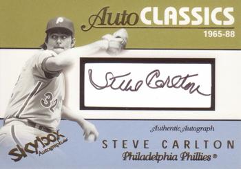 2004 SkyBox Autographics - Autoclassics Signature #AS-SC Steve Carlton Front