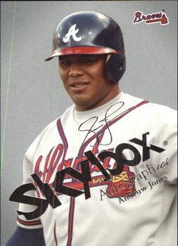 2004 SkyBox Autographics #65 Andruw Jones Front