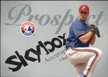 2004 SkyBox Autographics #67 Chad Bentz Front