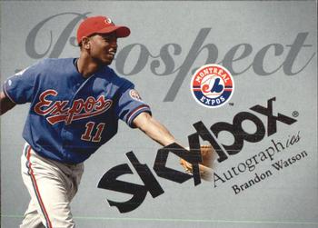 2004 SkyBox Autographics #73 Brandon Watson Front