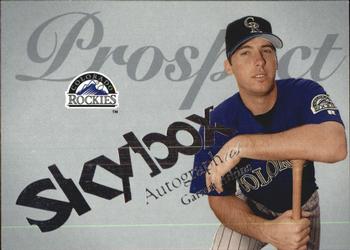 2004 SkyBox Autographics - Insignia #75 Garrett Atkins Front