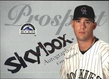 2004 SkyBox Autographics - Insignia #76 Cory Sullivan Front