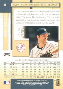 2004 Playoff Prestige #131 Mike Mussina Back