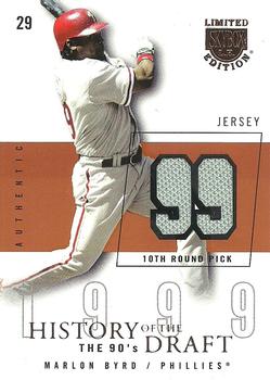 2004 SkyBox LE - History Draft 90's Jersey #HD-MB Marlon Byrd Front