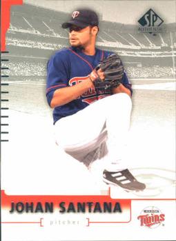 2004 SP Authentic #17 Johan Santana Front