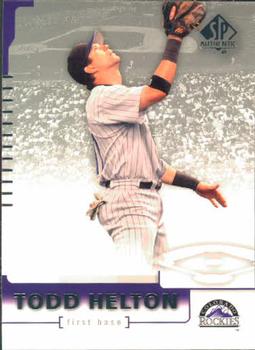 2004 SP Authentic #33 Todd Helton Front
