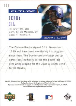 2004 SP Authentic #111 Jerry Gil Back