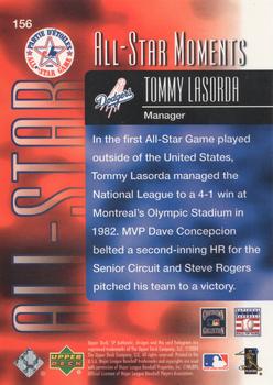 2004 SP Authentic #156 Tommy Lasorda Back