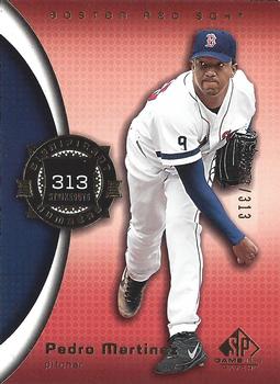 2004 SP Game Used Patch #90 Pedro Martinez Front