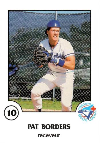 1988 Toronto Blue Jays Fire Safety French #NNO Pat Borders Front