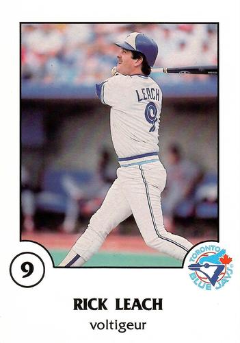 1988 Toronto Blue Jays Fire Safety French #NNO Rick Leach Front