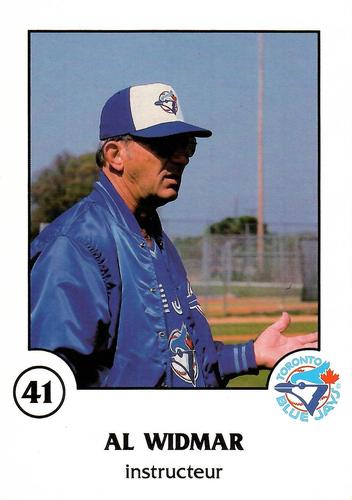 1988 Toronto Blue Jays Fire Safety French #NNO Al Widmar Front