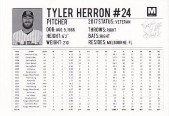 2017 Fargo-Moorhead RedHawks #NNO Tyler Herron Back