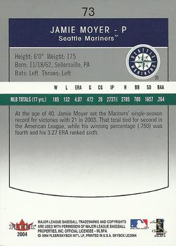 2004 SkyBox LE - Retail #73 Jamie Moyer Back