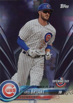 2018 Topps Opening Day - Purple #3 Kris Bryant Front