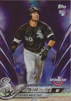 2018 Topps Opening Day - Purple #124 Nicky Delmonico Front