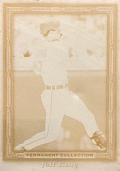 1998 Topps Gallery - Printing Plates Front Black #57 Jeff King Front