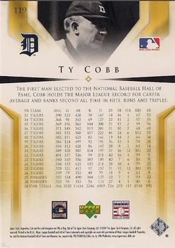 2004 SP Legendary Cuts #119 Ty Cobb Back