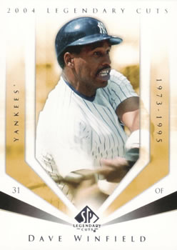 2004 SP Legendary Cuts #22 Dave Winfield Front