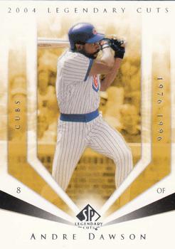 2004 SP Legendary Cuts #4 Andre Dawson Front