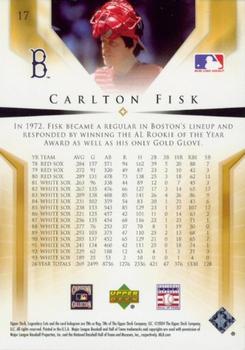 2004 SP Legendary Cuts #17 Carlton Fisk Back