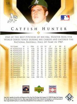 2004 SP Legendary Cuts #18 Catfish Hunter Back