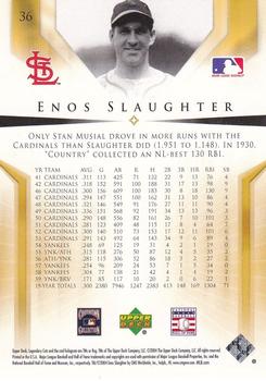2004 SP Legendary Cuts #36 Enos Slaughter Back