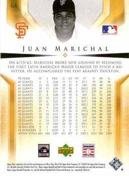 2004 SP Legendary Cuts #64 Juan Marichal Back
