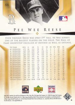 2004 SP Legendary Cuts #88 Pee Wee Reese Back