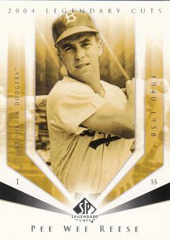 2004 SP Legendary Cuts #88 Pee Wee Reese Front