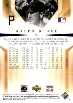 2004 SP Legendary Cuts #91 Ralph Kiner Back