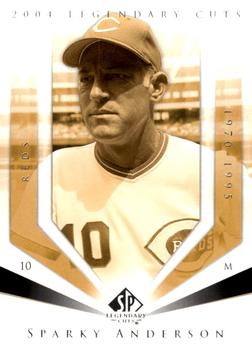 2004 SP Legendary Cuts #107 Sparky Anderson Front