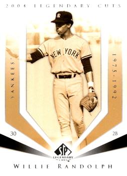 2004 SP Legendary Cuts #124 Willie Randolph Front