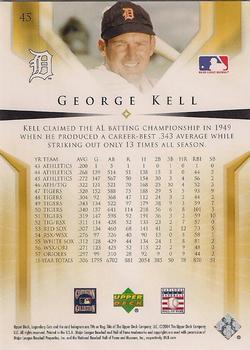 2004 SP Legendary Cuts #45 George Kell Back