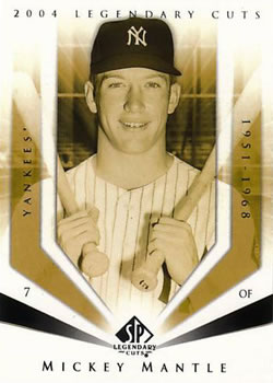 2004 SP Legendary Cuts #79 Mickey Mantle Front