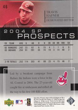 2004 SP Prospects #46 Travis Hafner Back