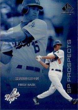 2004 SP Prospects #72 Shawn Green Front
