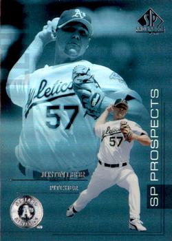 2004 SP Prospects #142 Justin Lehr Front