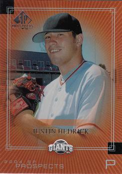 2004 SP Prospects #206 Justin Hedrick Front