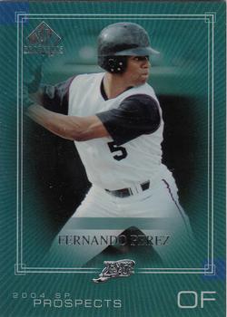 2004 SP Prospects #209 Fernando Perez Front